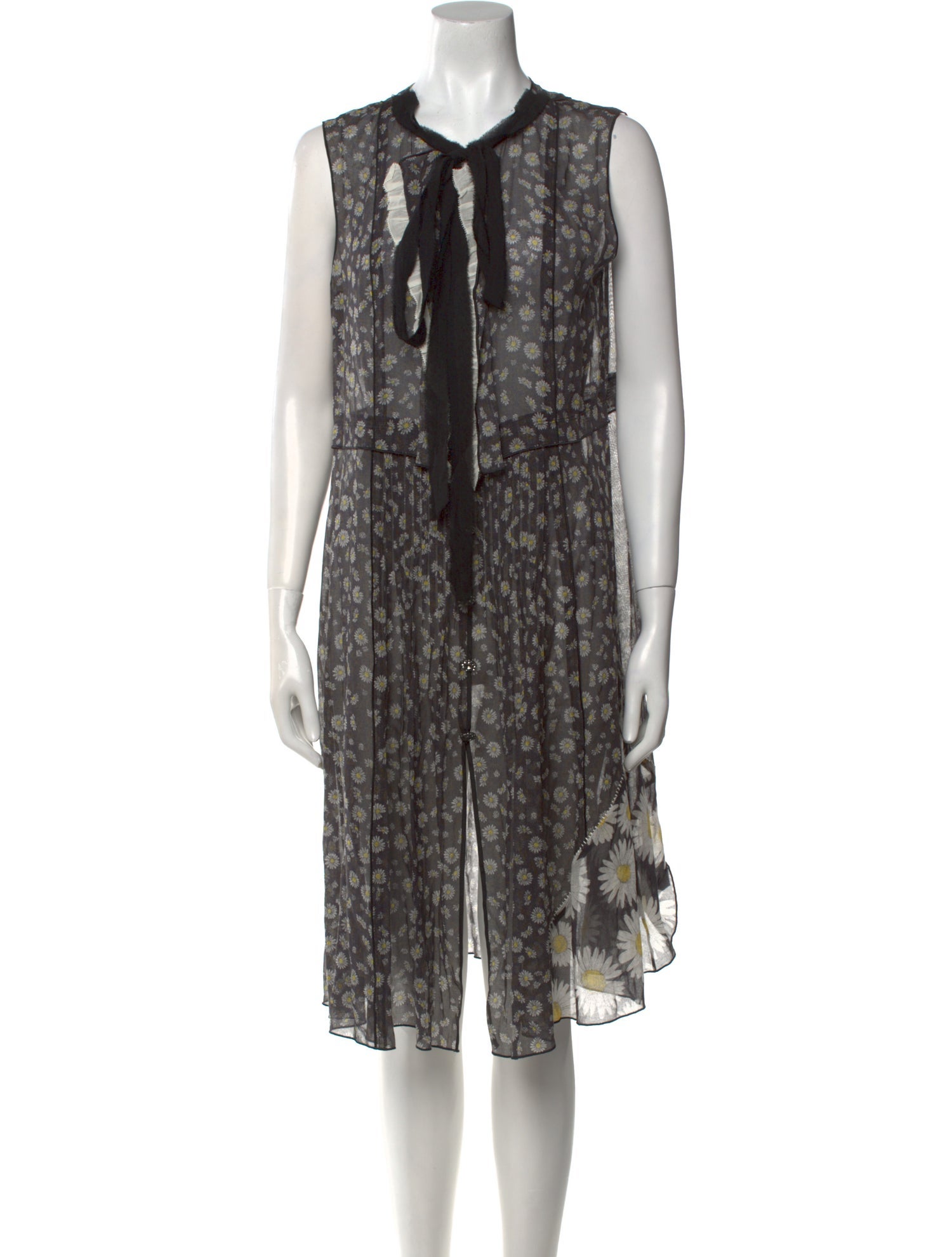 Marc Jacobs Floral Print Knee-Length Dress