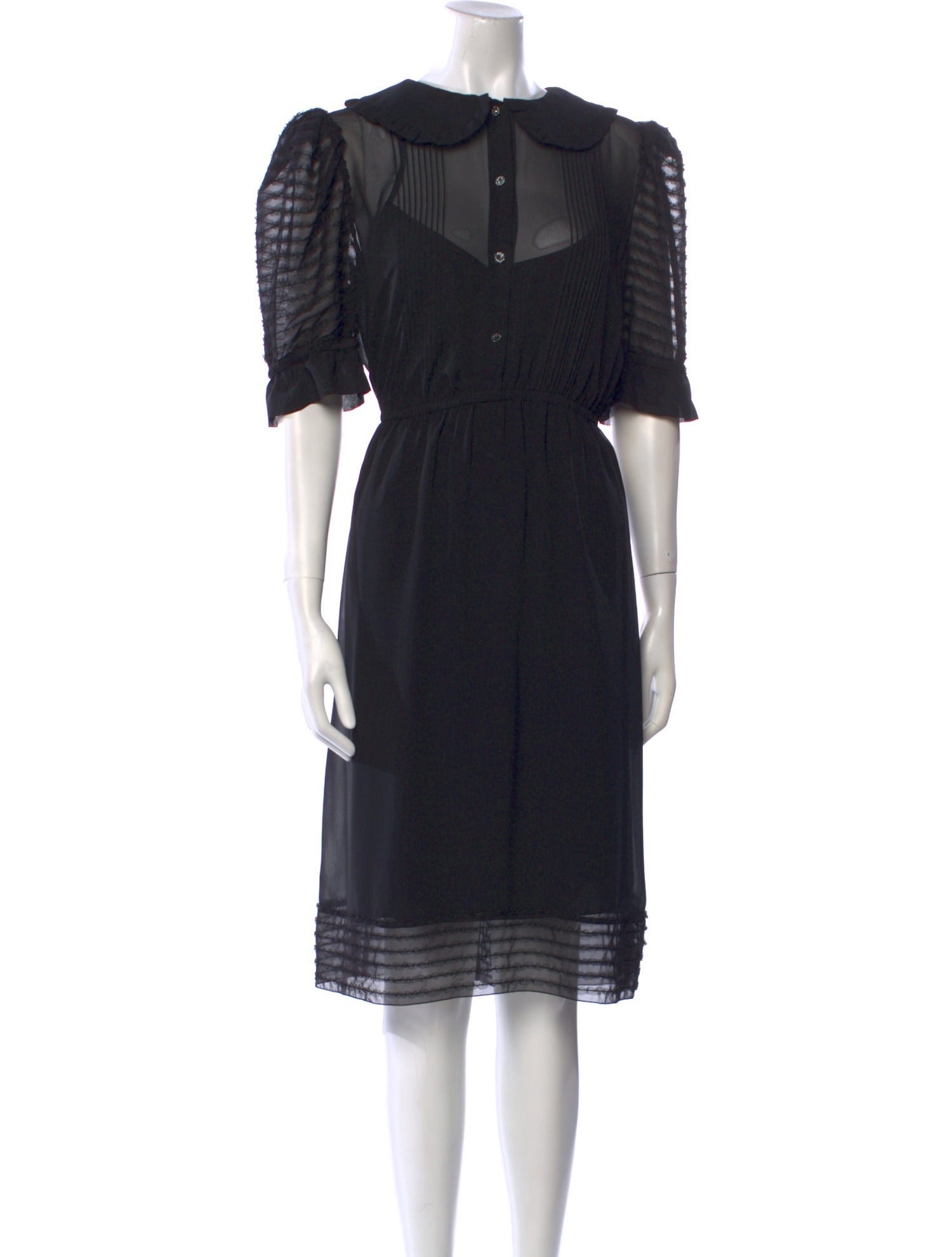 Marc Jacobs Crew Neck Midi Length Dress