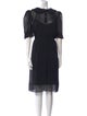 Marc Jacobs Crew Neck Midi Length Dress