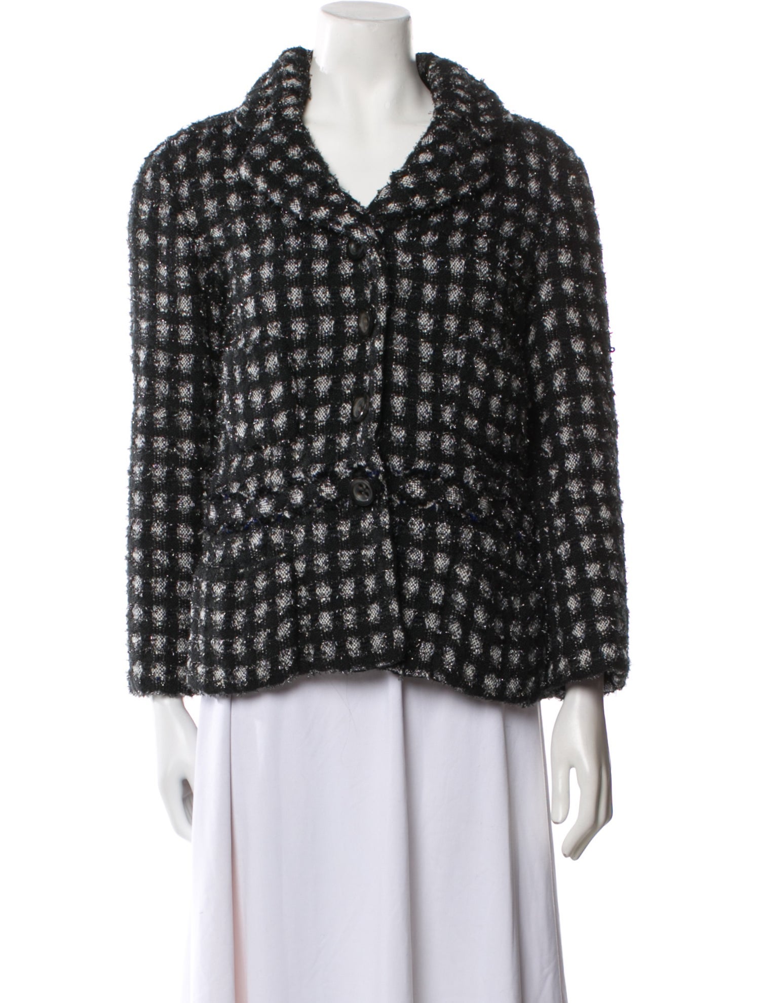 Marc Jacobs Plaid Print Jacket