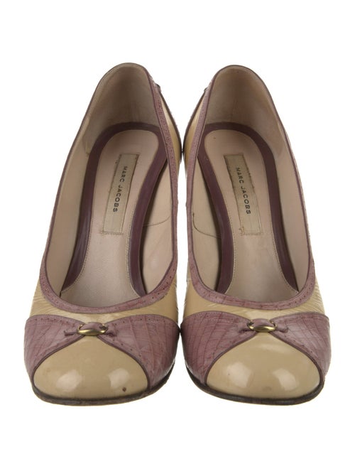 Marc Jacobs Leather Animal Print Pumps