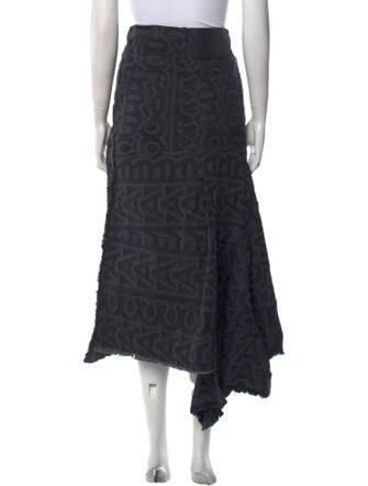 Marc Jacobs Printed Midi Length Skirt