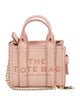 Marc Jacobs Womens pink leather mini tote bag charm