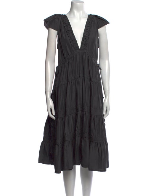 Marc Jacobs Silk Midi Length Dress