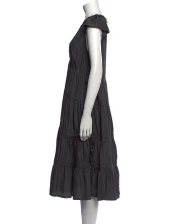 Marc Jacobs Silk Midi Length Dress