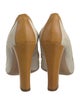 Marc Jacobs Leather Colorblock Pattern Pumps