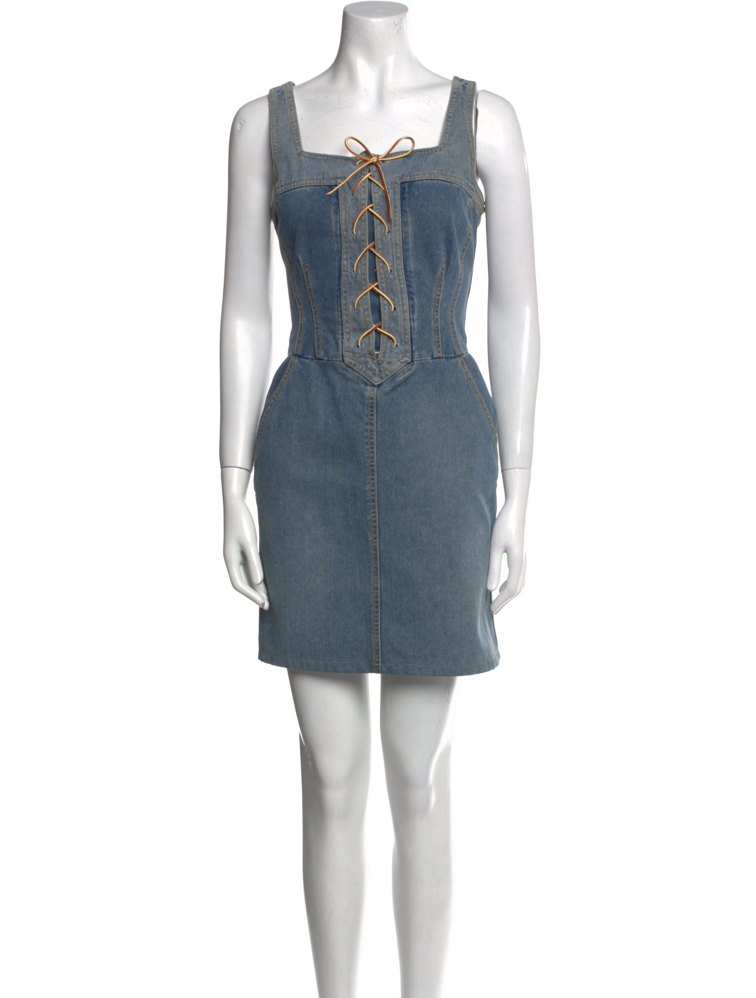 Marc Jacobs Square Neckline Mini Dress