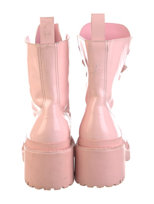 Marc Jacobs Patent Leather Combat Boots