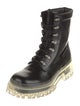 Marc Jacobs Patent Leather Lace-Up Boots