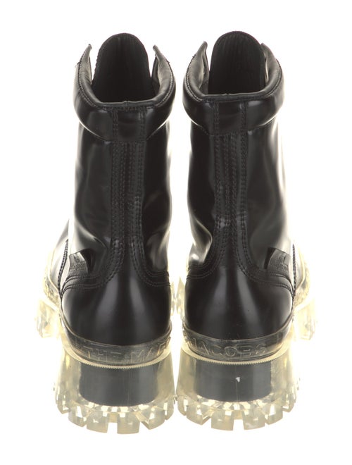 Marc Jacobs Patent Leather Lace-Up Boots