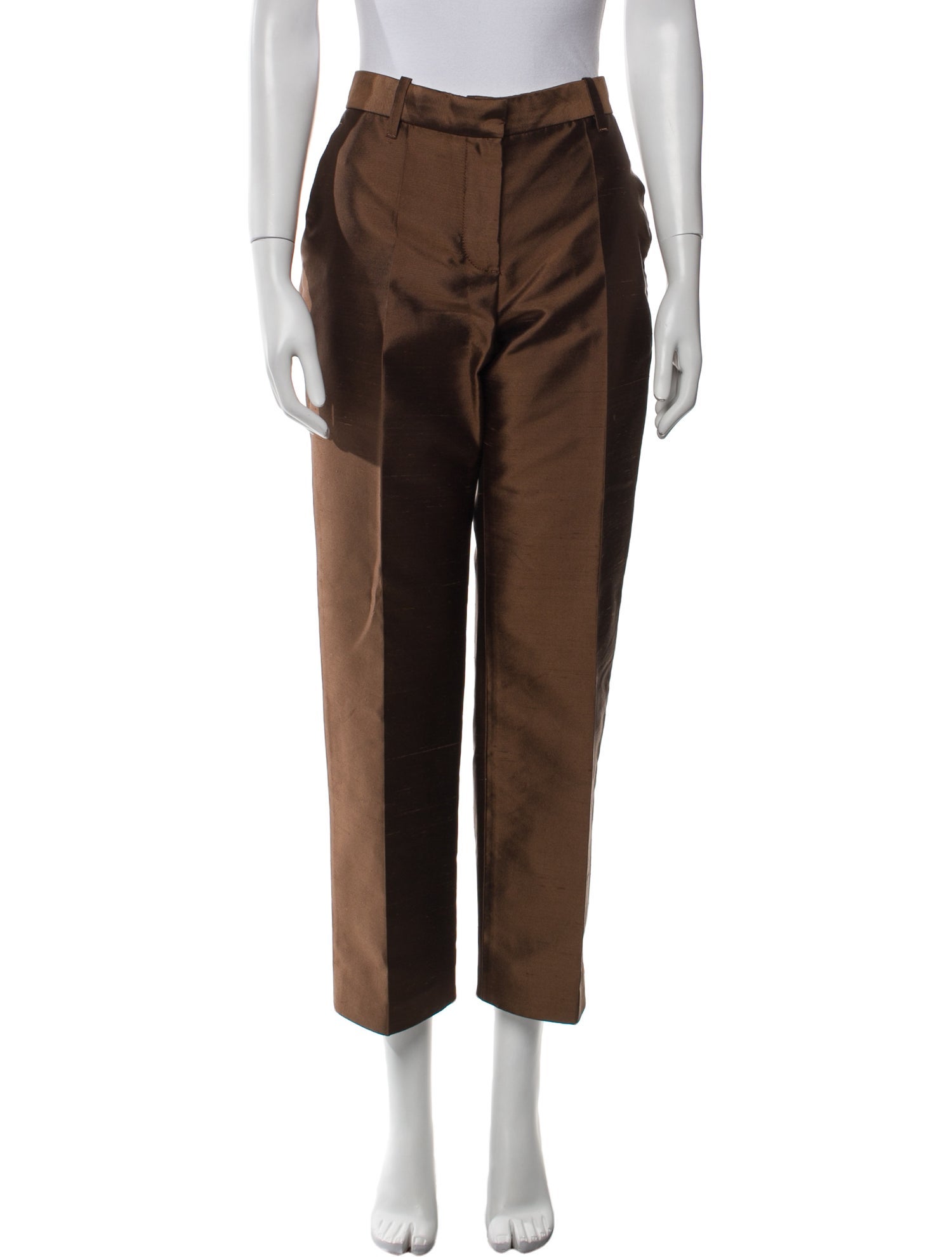 Marc Jacobs Silk Straight Leg Pants