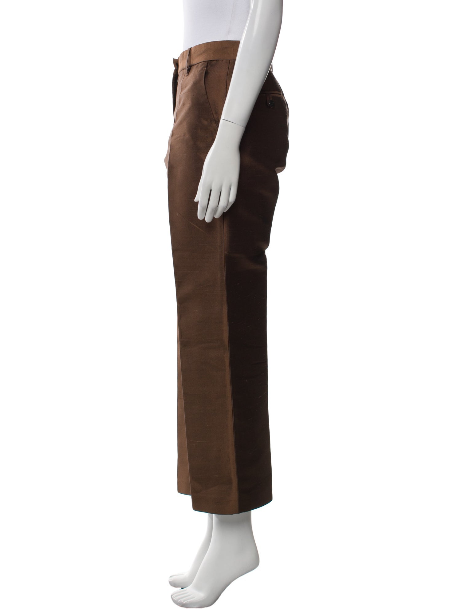 Marc Jacobs Silk Straight Leg Pants