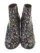 Marc Jacobs Leather Floral Print Boots