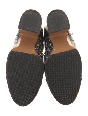 Marc Jacobs Leather Floral Print Boots