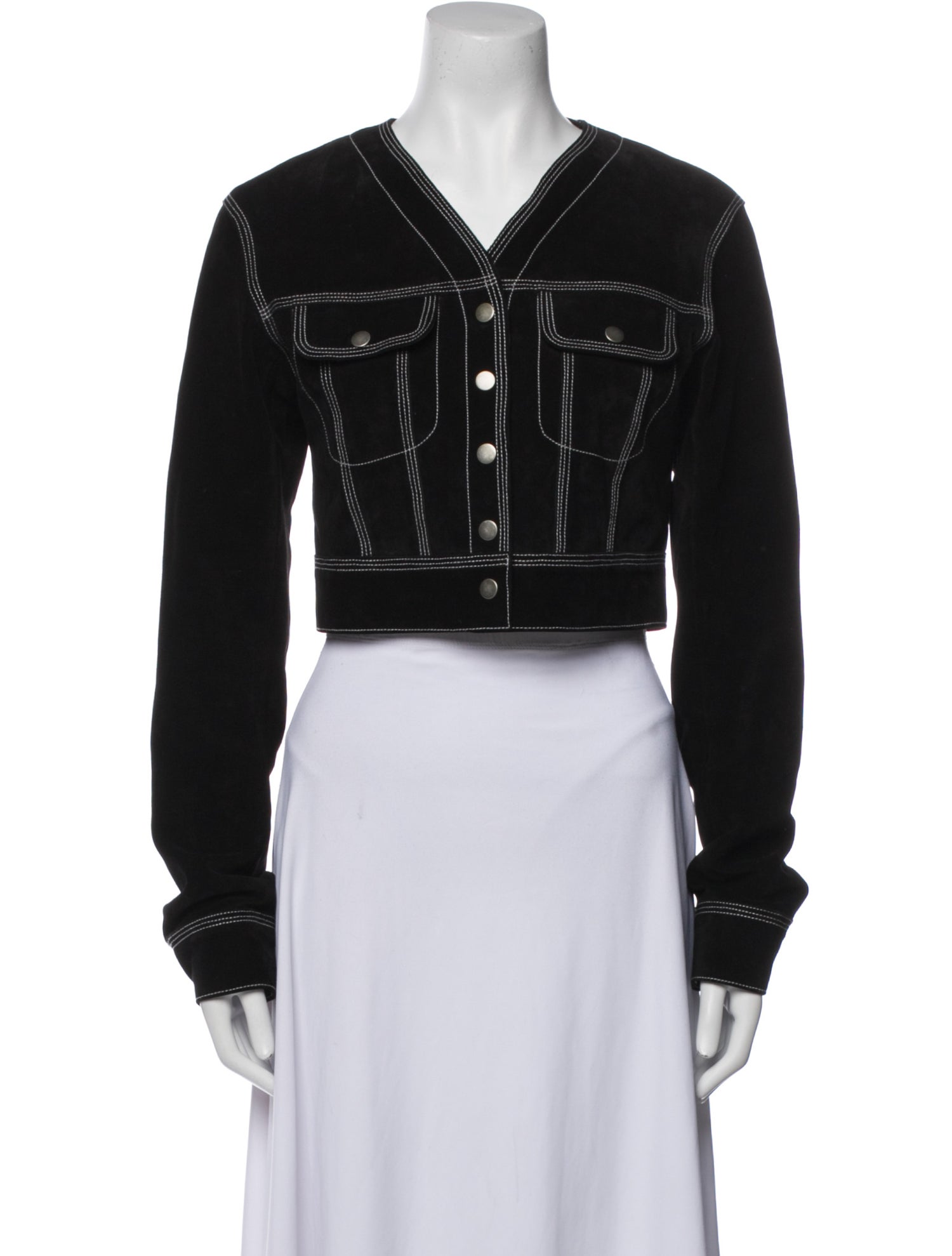 Marc Jacobs Calfskin Denim Jacket