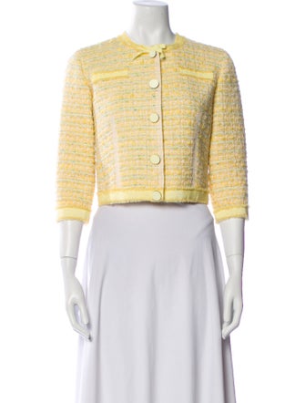 Marc Jacobs Virgin Wool Tweed Pattern Evening Jacket