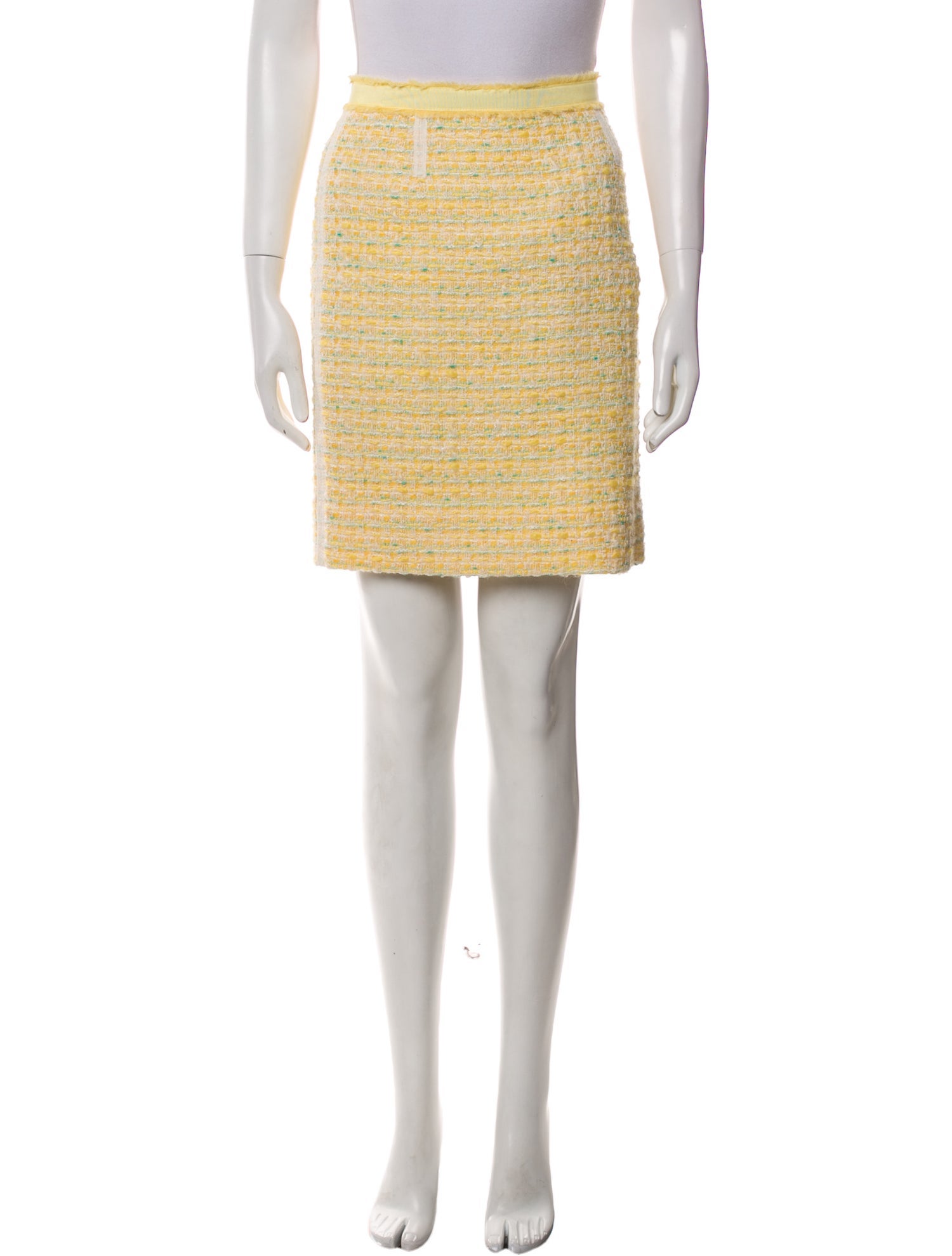 Marc Jacobs Tweed Pattern Mini Skirt