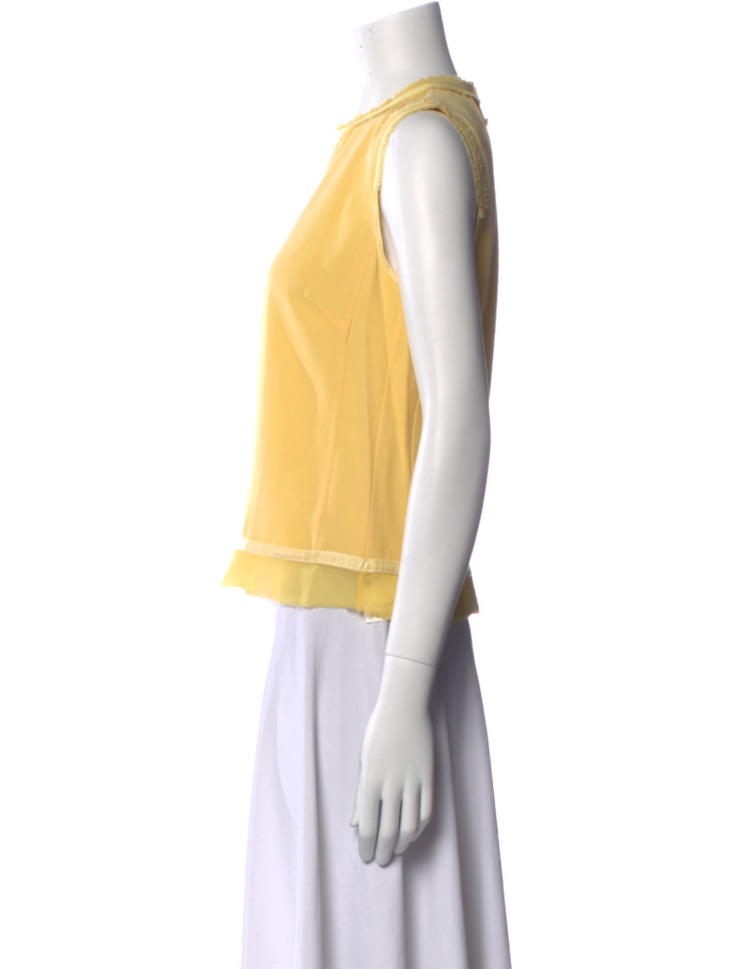 Marc Jacobs Silk Crew Neck Top