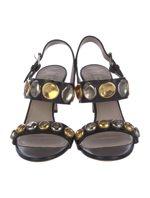 Marc Jacobs Leather Slingback Sandals