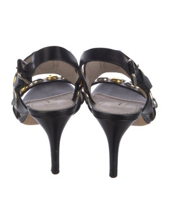 Marc Jacobs Leather Slingback Sandals