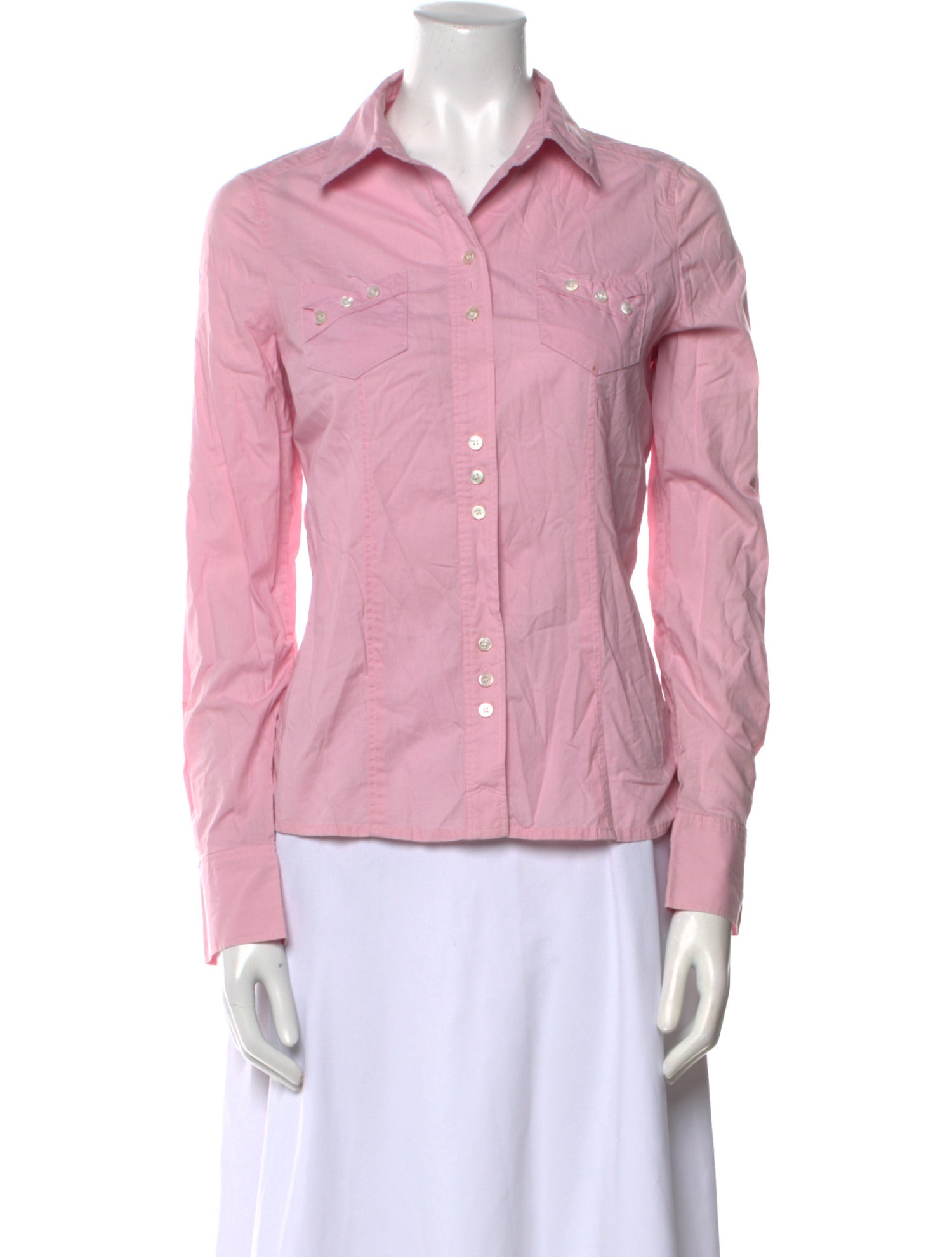 Marc Jacobs Long Sleeve Button-Up Top