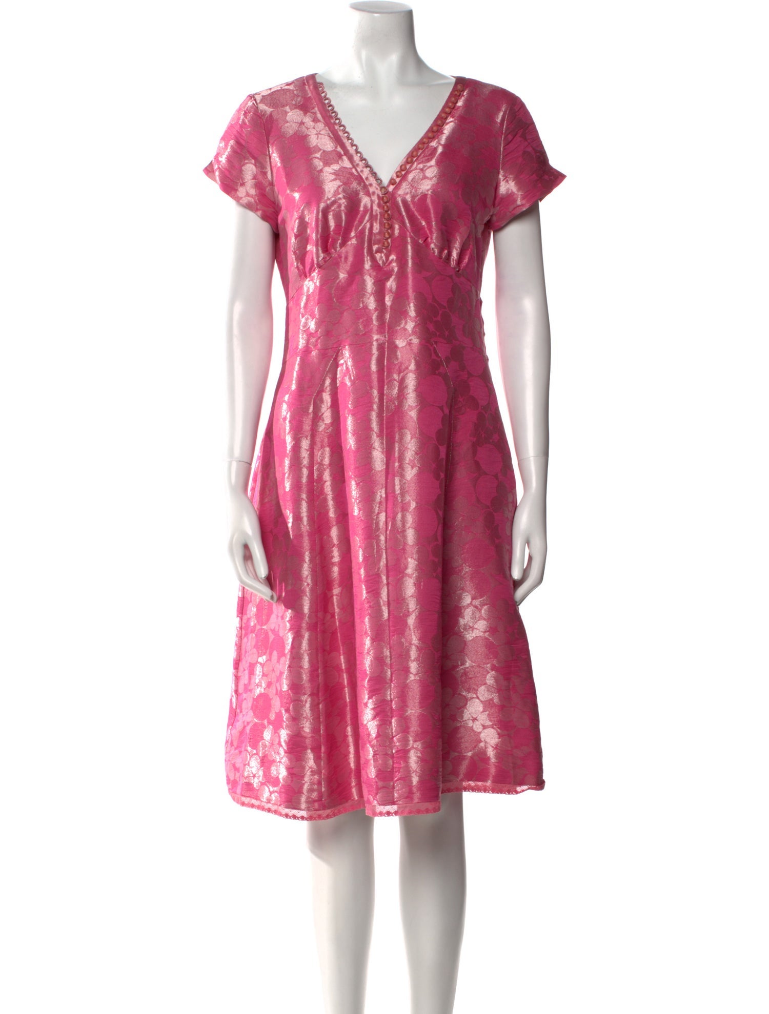 Marc Jacobs V-Neck Knee-Length Dress