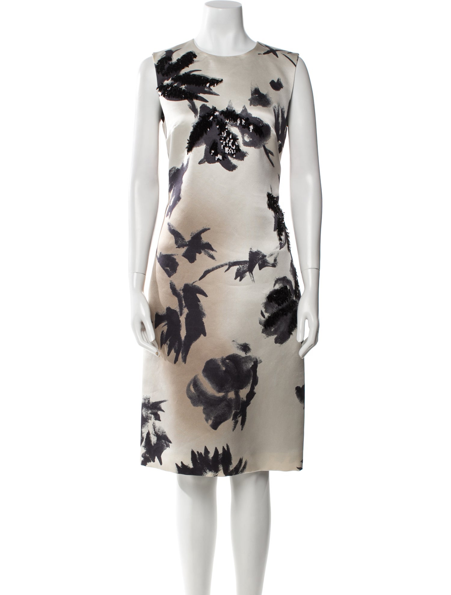 Marc Jacobs Floral Print Knee-Length Dress