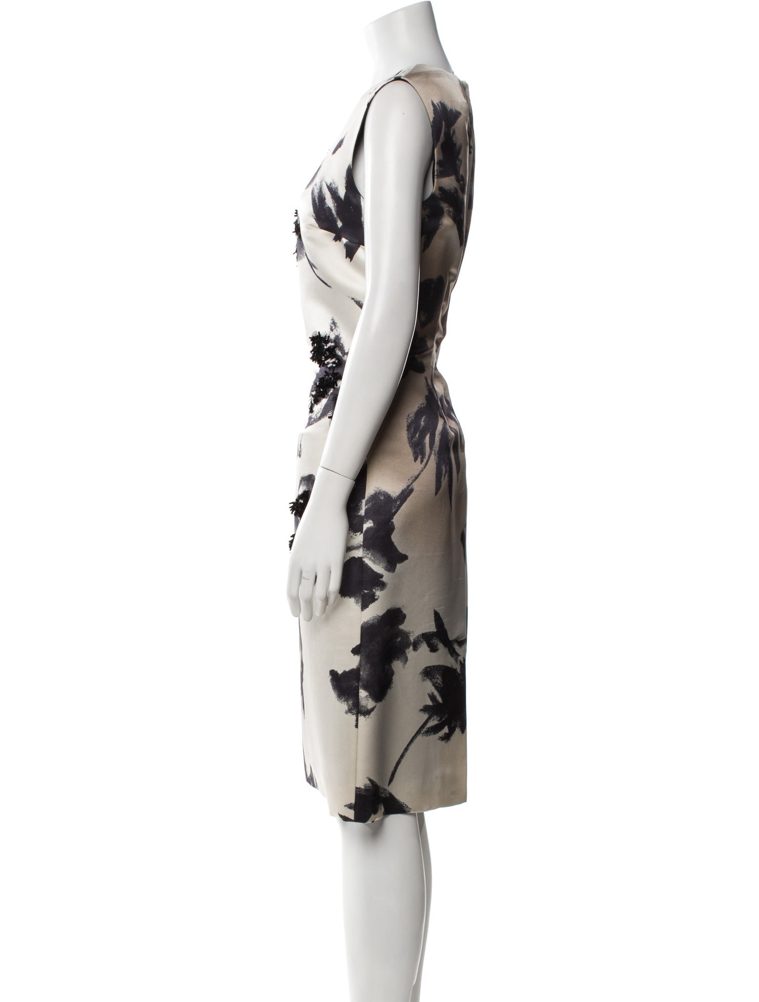 Marc Jacobs Floral Print Knee-Length Dress