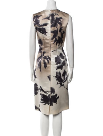 Marc Jacobs Floral Print Knee-Length Dress