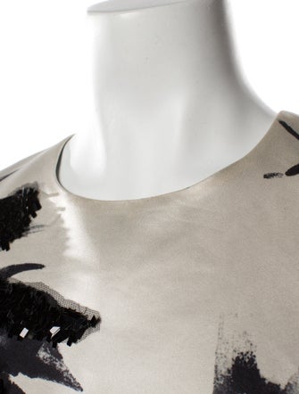 Marc Jacobs Floral Print Knee-Length Dress