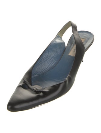 Marc Jacobs Leather Slingback Pumps
