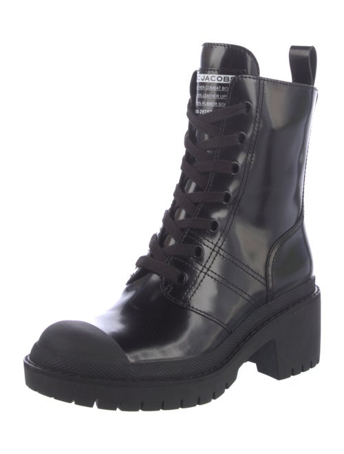 Marc Jacobs Patent Leather Combat Boots