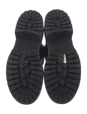 Marc Jacobs Patent Leather Combat Boots