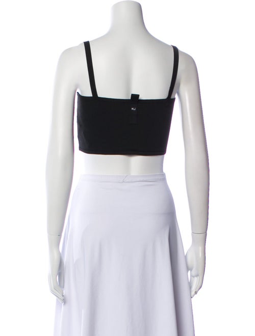 Marc Jacobs Graphic Print Square Neckline Crop Top