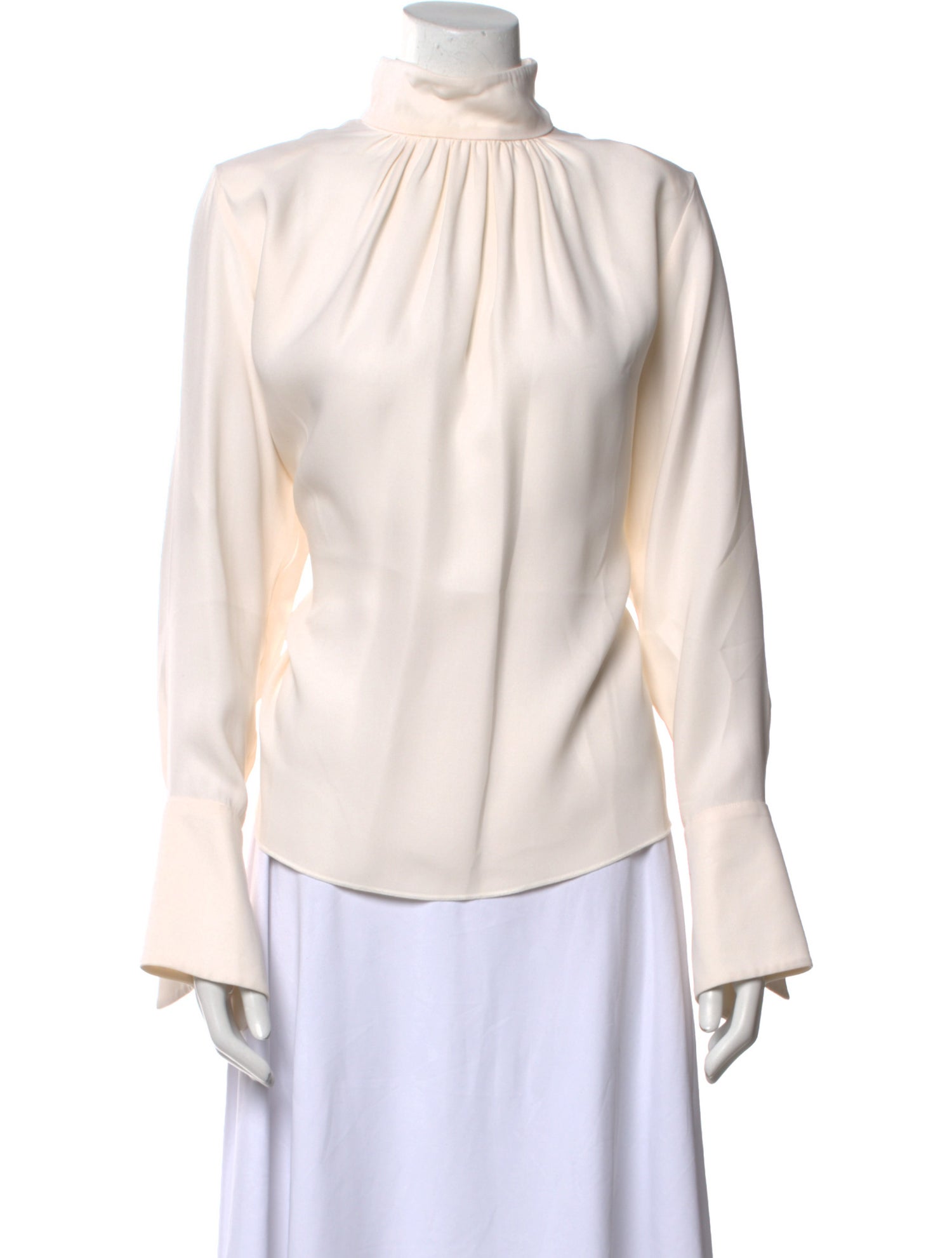 Marc Jacobs Silk Mock Neck Blouse