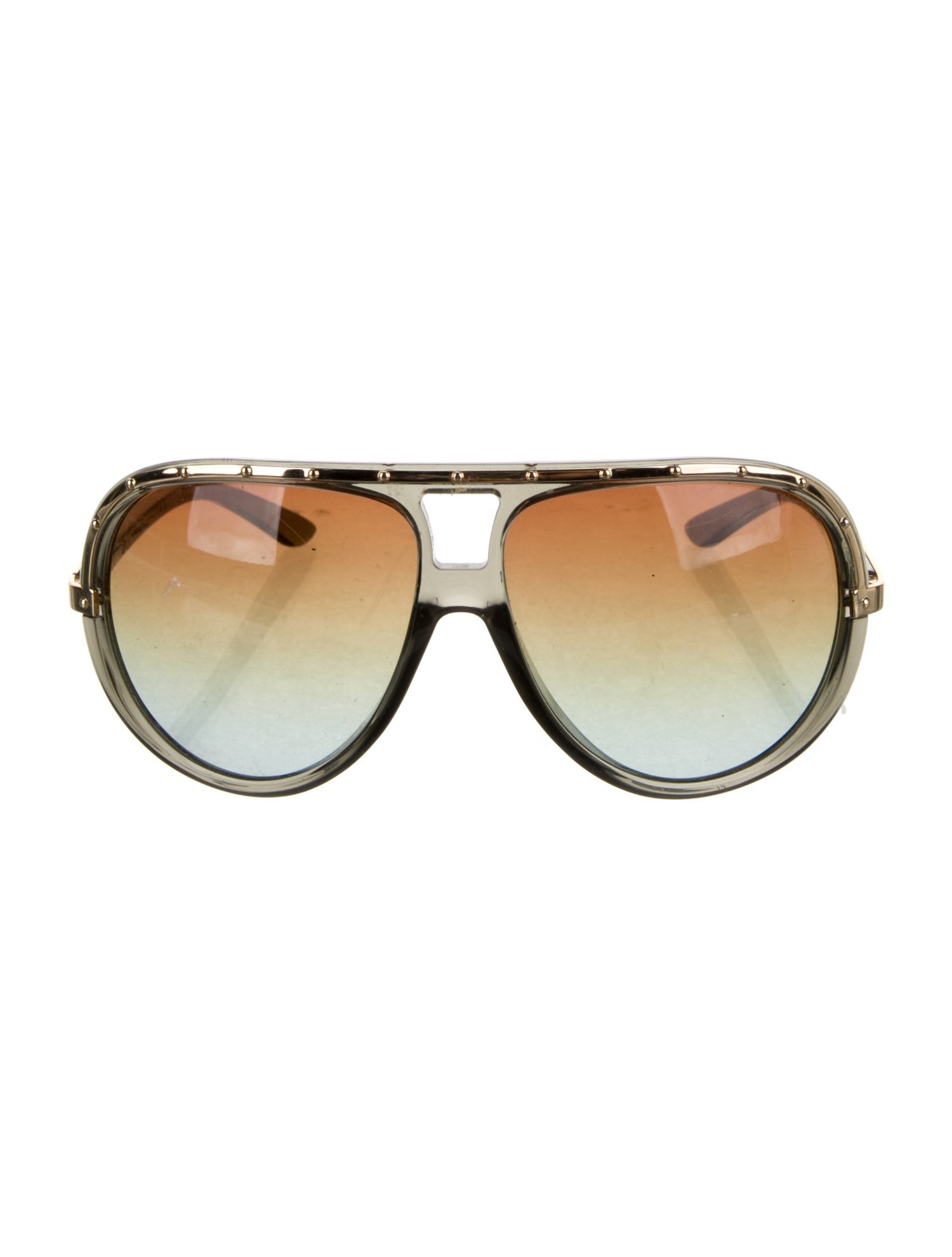 Marc Jacobs Aviator Mirrored Sunglasses