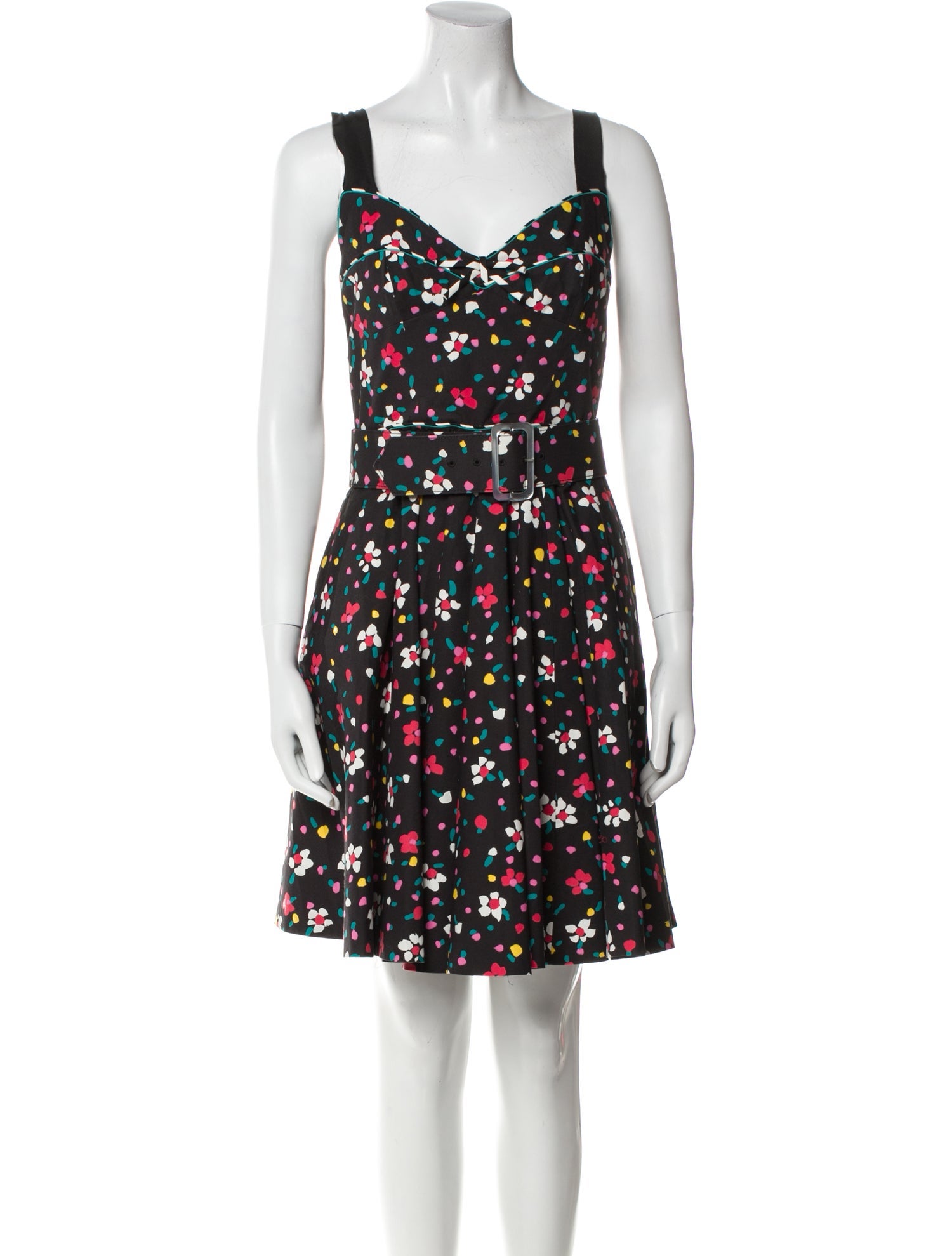 Marc Jacobs Floral Print Mini Dress
