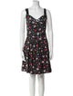 Marc Jacobs Floral Print Mini Dress