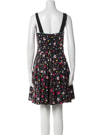 Marc Jacobs Floral Print Mini Dress