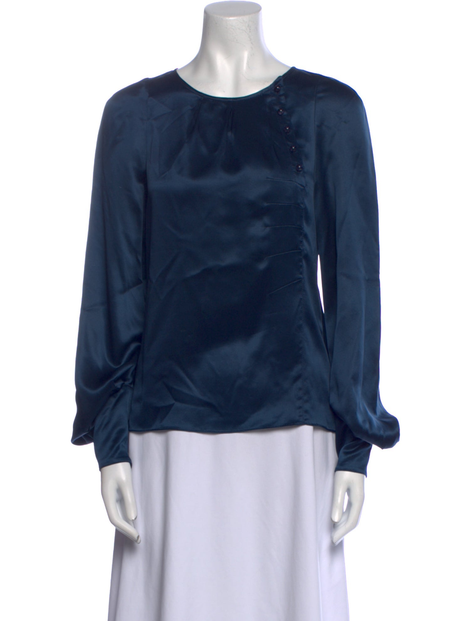 Marc Jacobs Silk Scoop Neck Blouse