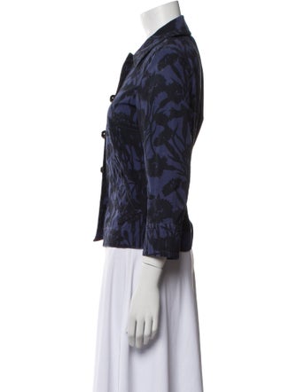 Marc Jacobs Floral Print Denim Jacket