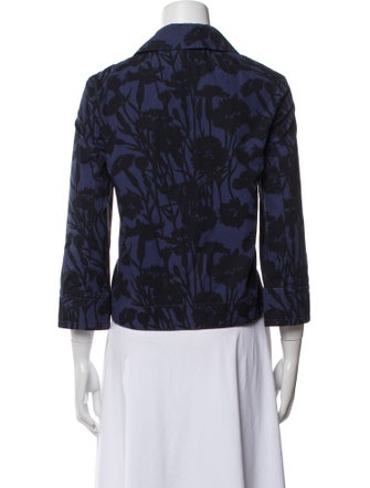 Marc Jacobs Floral Print Denim Jacket