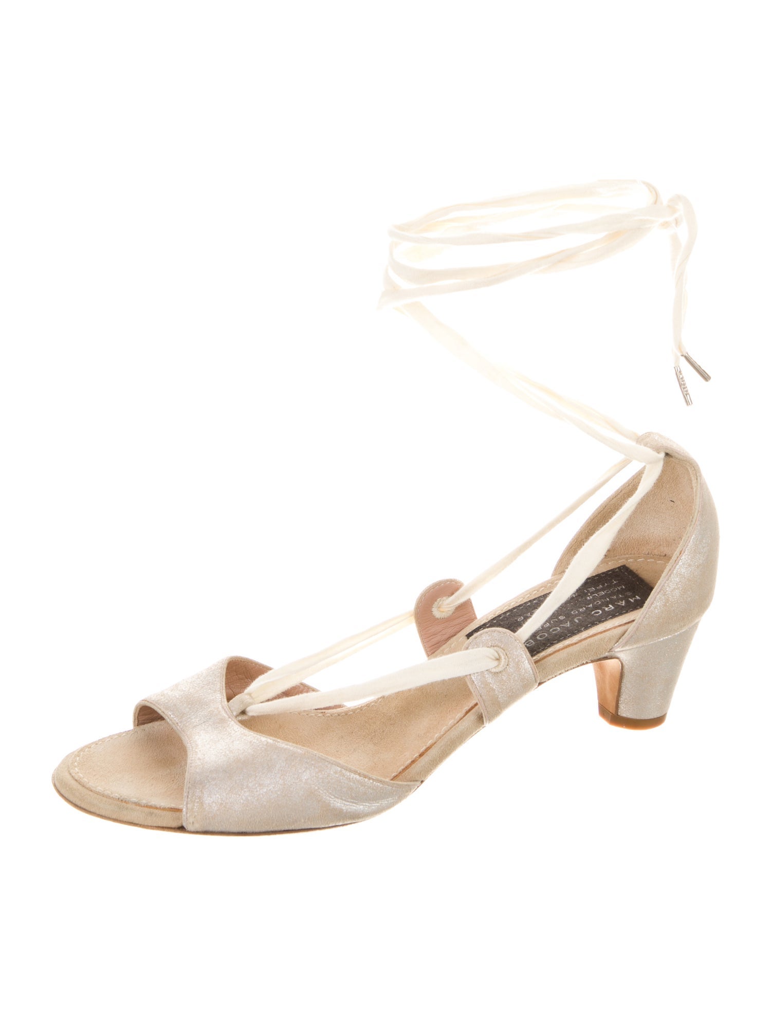 Marc Jacobs Leather Animal Print Espadrilles