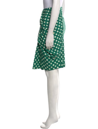 Marc Jacobs Plaid Print Knee-Length Skirt