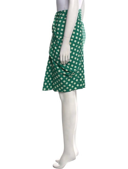 Marc Jacobs Plaid Print Knee-Length Skirt