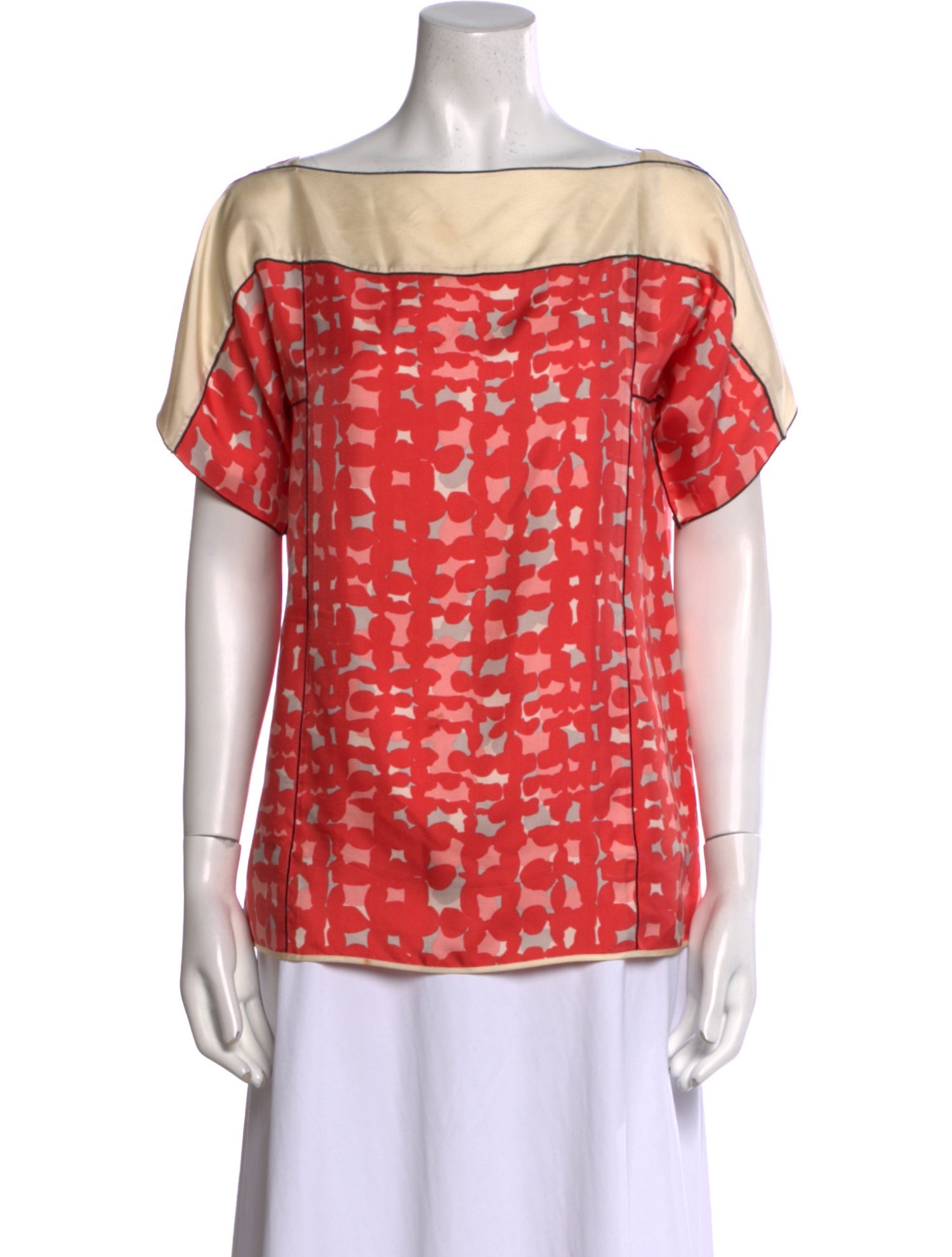 Marc Jacobs Silk Printed Blouse