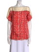 Marc Jacobs Silk Printed Blouse