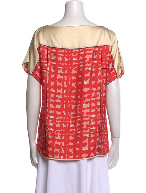 Marc Jacobs Silk Printed Blouse