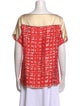 Marc Jacobs Silk Printed Blouse