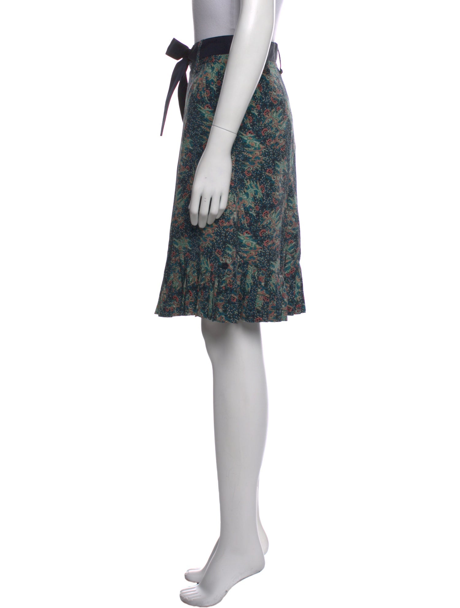 Marc Jacobs Silk Knee-Length Skirt